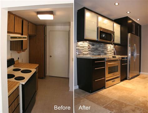 Before and after pictures small kitchen remodel tips Get the Fresh and Cool Outlook Inspiration with Kitchen ...