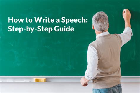 How To Write A Speech Step By Step Guide