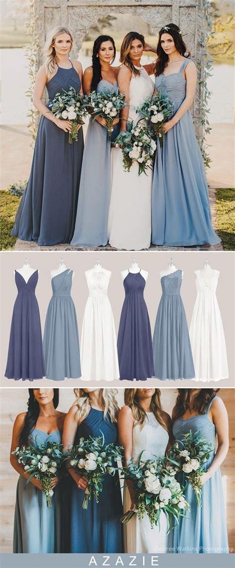 Inspiring Weddings Guideline To Research This Instant Dusty Blue Bridesmaid Dresses Wedding