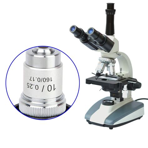 5x195 Microscope Objective 10x Times Achromatic Professional Lens