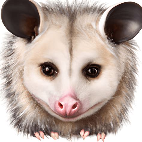 Adorably Cute Opossum · Creative Fabrica