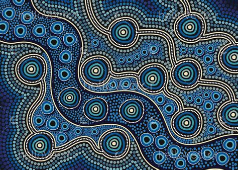 Blue Aboriginal Art Download Graphics And Vectors