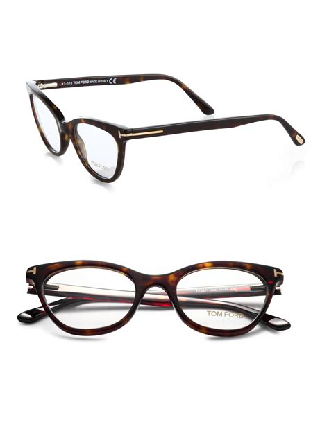 Lyst Tom Ford Cats Eye Optical Glasses In Black