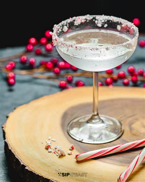 Candy Cane Cocktail The Candy Cane All Grown Up Sip And Feast