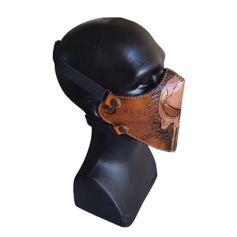 Leather Skull Mask Custom Leather Mask Etsy Canada