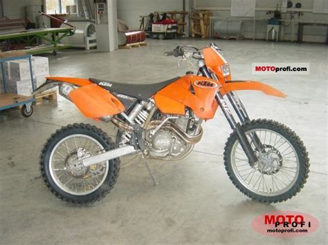 The ktm 450 exc racing model is a enduro / offroad bike manufactured by ktm. KTM 450 EXC Racing 2003 Specs and Photos