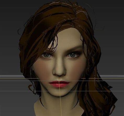 3d Model Barbara Palvin 3dmodel Vr Ar Low Poly Cgtrader