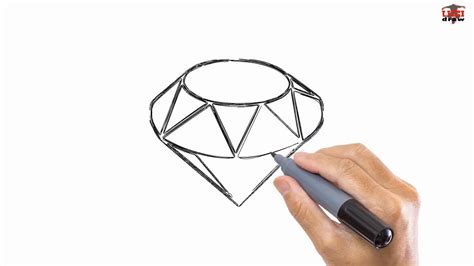 How To Draw A Diamond Easy Drawing Step By Step Tutorials For Kids