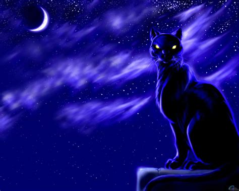 Mystical Cat Backgrounds Cat Clouds Dark Darkness Eyes