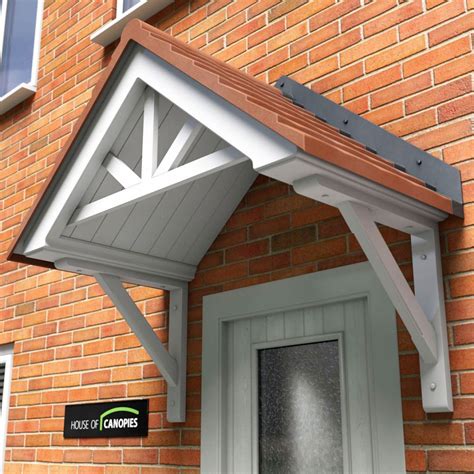 Langdale Traditional Door Canopy With Fluer De Lis Style Soffit Porch