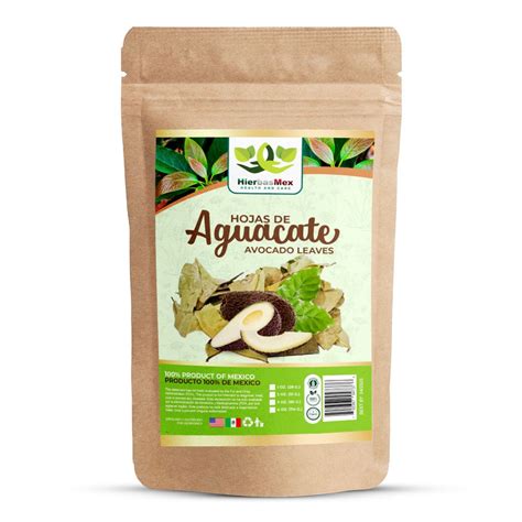 Hoja Secas De Aguacate Bolsa De 4 Onzas Hojas De Aguacate Naturales Hierbasmex Us