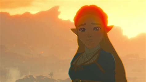 Princess Zelda Breath Of The Wild Scared