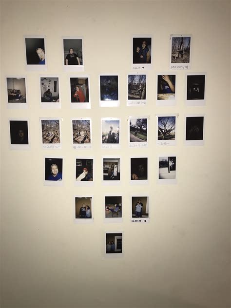 Heart Of Polaroid Pictures Dorm Room Decor Diy Cute Diy Room Decor