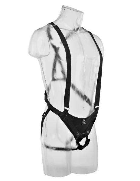 King Cock 10 Inches Hollow Strap On Suspender System Beige On Literotica