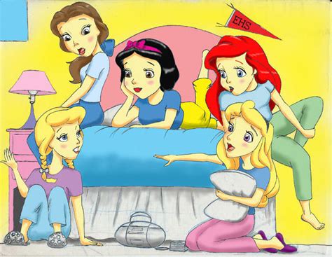 Princess Slumber Party By Anime Ray On Deviantart