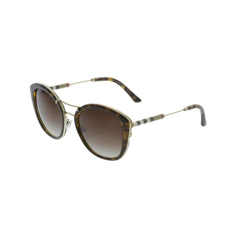 burberry burberry women s gradient be4251q 300213 53 brown cat eye sunglasses