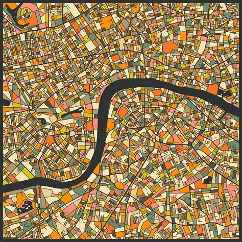 London Map Digital Art By Jazzberry Blue