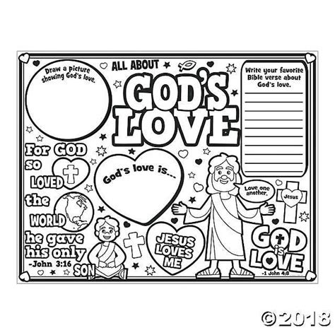 This is a translation of the greek χρηστεύεται (chresteuetai), another active verb. Color Your Own "All About God's" Love Posters | Oriental ...