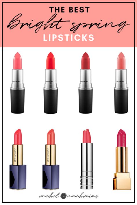 The Best Bright Spring Lipsticks Spring Lipstick Spring Lip Colors Spring Lipstick Colors
