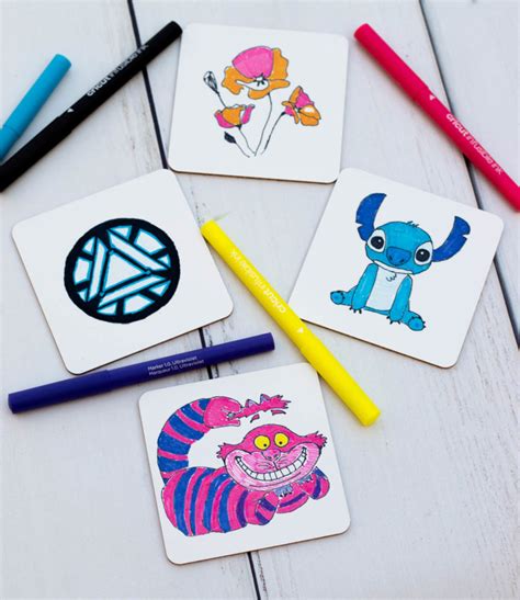 Infusible Ink Markers Cricut Project Using Kids Drawings Leap Of
