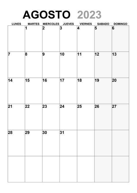 Calendario Agosto 2023 Calendariossu