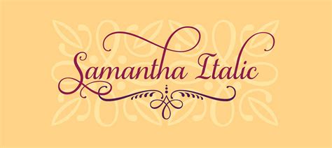 Deal Of The Week Beautiful Samantha Script Font Only 17