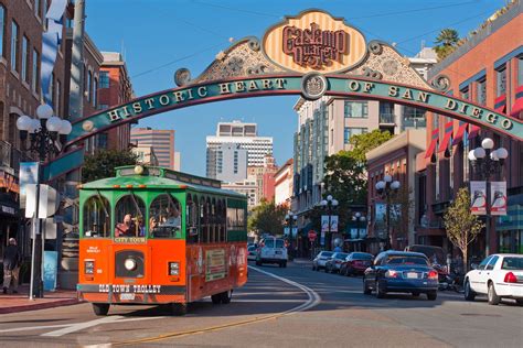Gaslamp Quarter In Downtown San Diego Just Minutes Away From The
