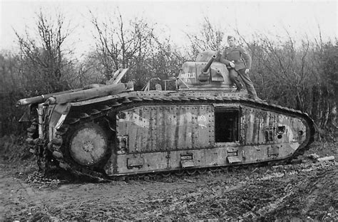 A Damaged Char B1 Bis Tank France 1940 Aircraft Of World War Ii