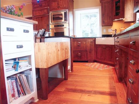 In This Kitchen Remodel Varying Counter Heights And Recesses Beneath