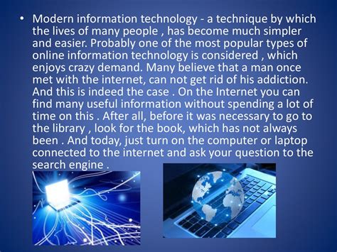 Technology And Human Life Information Technology In Human Life