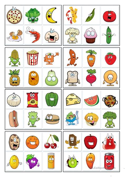 This is a fun addition to any set of baby shower games. Printable Food Bingo Cards | Printable Bingo Cards
