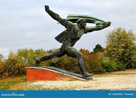 Monument To The Hungarian Socialist Republic Communist Statue At