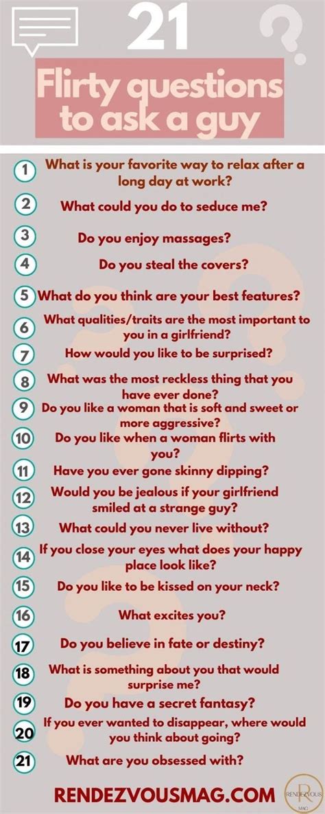 113 flirty questions to ask a guy to spice things up in 2022 flirty questions fun