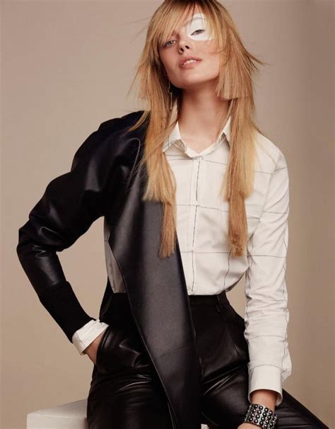 Frida Gustavsson Models Sleek Beauty Looks In Vogue Taiwan