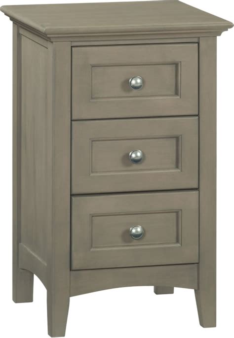 Whittier Wood Products Bedroom Fst Small 3drawer Mckenzie Nightstand