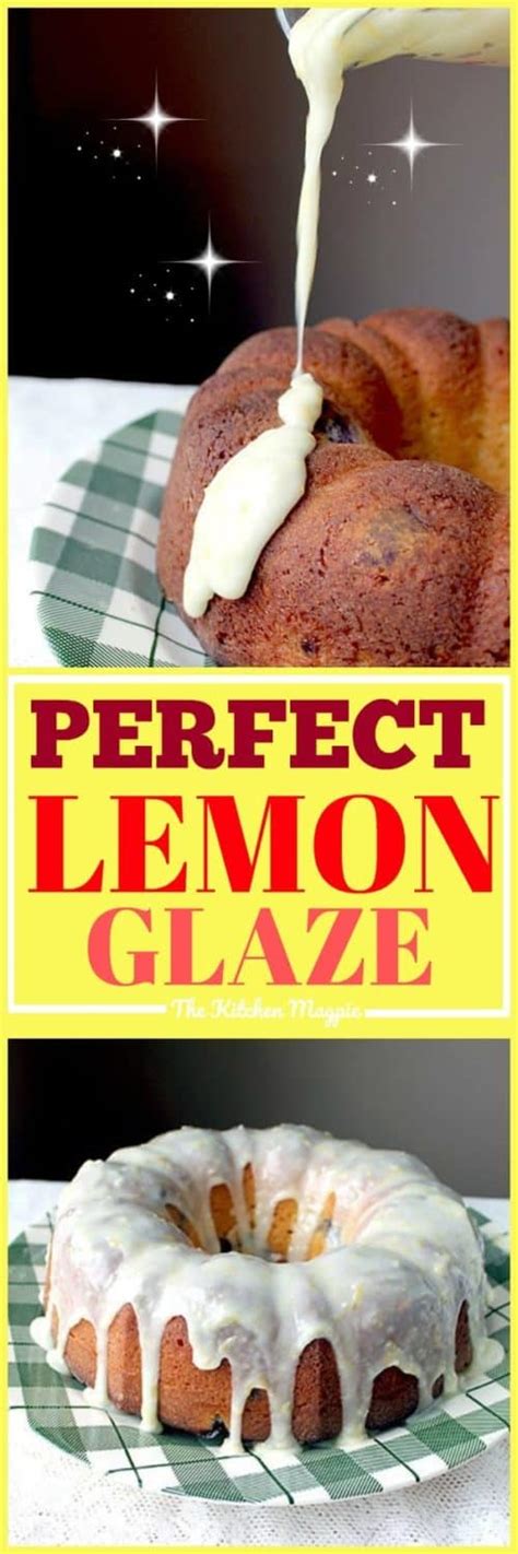 How To Make A Lemon Icing Glaze The Kitchen Magpie