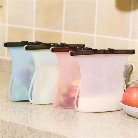 Silicone Storage Bags Reusable Silicone Bags For Foodsilicone