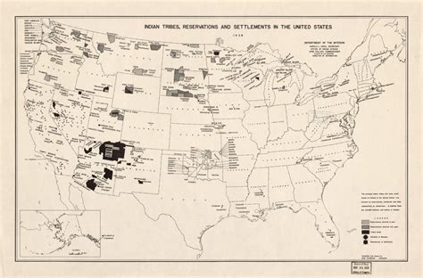 American Indian Tribes Reservations And Settlements In The United