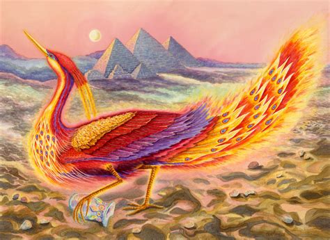 The Phoenix In Egypt Cindy Alexander Art