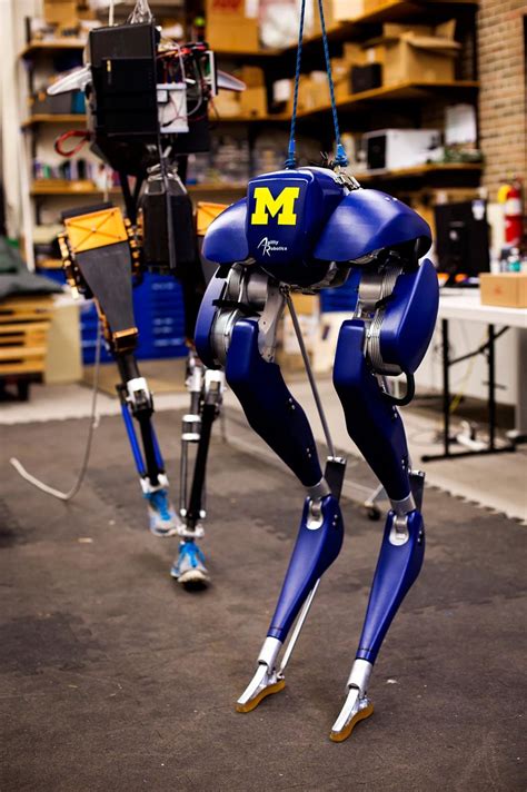 Latest Two Legged Walking Robot Arrives At Michigan The Michigan