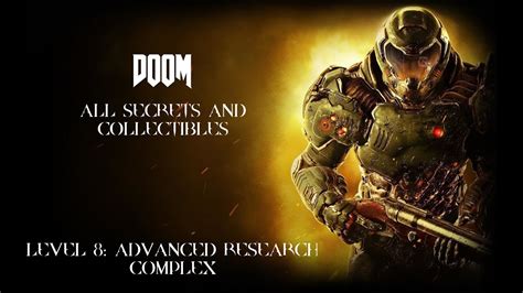 Doom Level 8 Advanced Research Complex 100 Completed Youtube