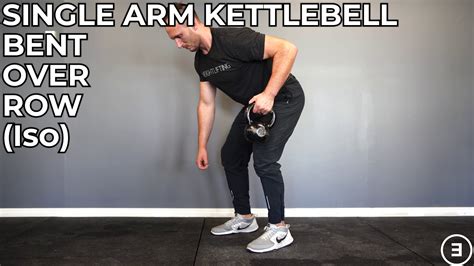 Single Arm Kettlebell Bent Over Row Isometric Youtube