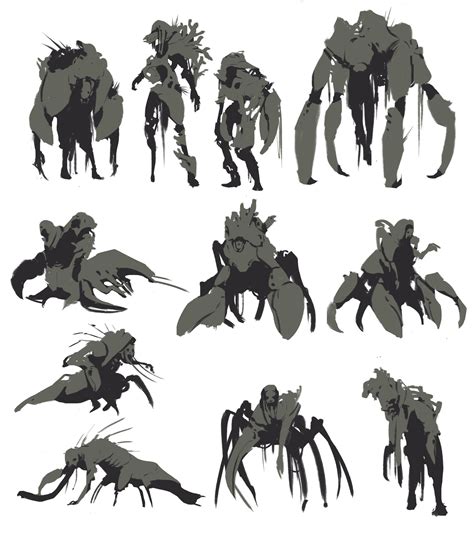 Artstation Fallout Hawaii Sea Mutants Mahea Rodrigues Alien Concept