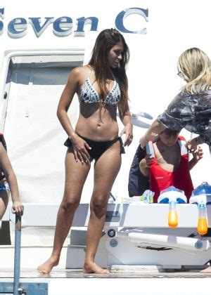 Antonella Roccuzzo In Bikini On A Yacht In Ibiza GotCeleb