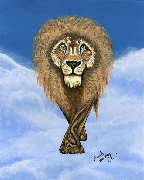 Lion Of Judah Painting By Sarah Garvey