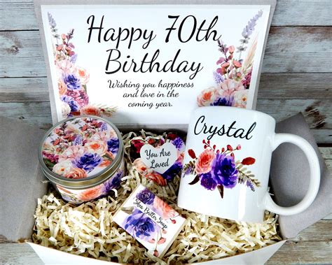 70th Birthday T Idea T Basket For Her 70th Grandmas Etsy Uk