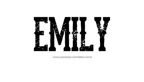Emily Name Tattoo Designs In 2023 Tattoo Designs Name Tattoo Designs