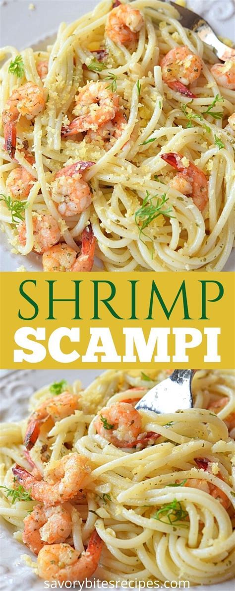 It has just the right amount of heat from the crushed pepper, garlic. Shrimp Scampi Recipe in 2020 | Shrimp recipes for dinner ...