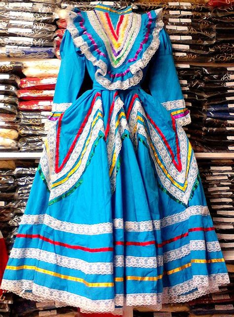 womens jalisco dress with super wide skirt flow folklorico dance handmade new handmade