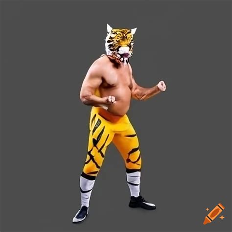 Wrestler In A Tiger Mask